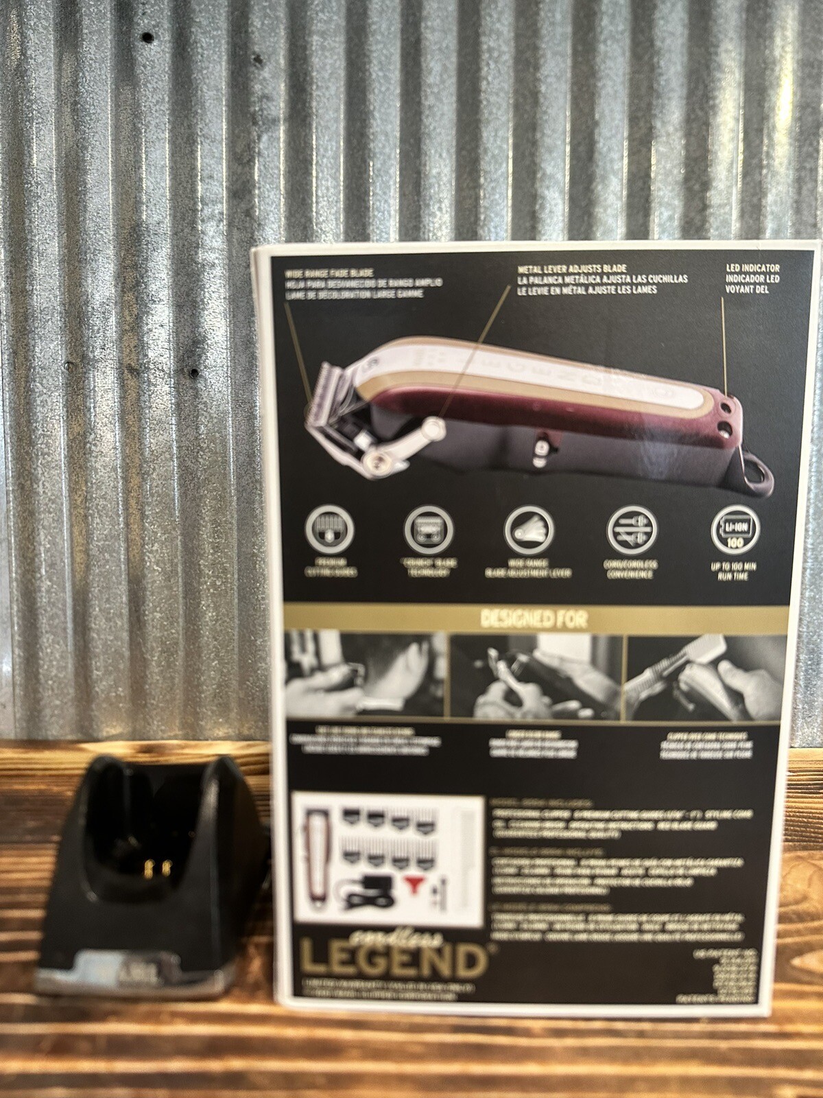 WAHL #8594 Professional 5-Star Series Cordless Legend Clipper Lithium-Ion NEW