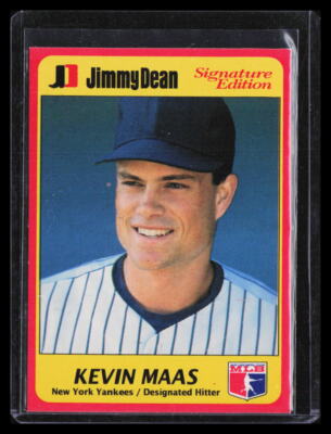 1991 Jimmy Dean Signature Edition Kevin Maas #23