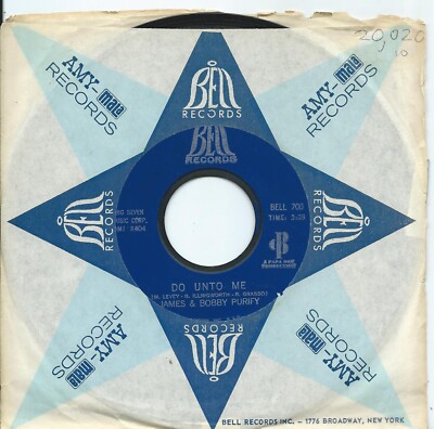 James & Bobby Purify:Do unto me/Everybody needs somebody:US Bell