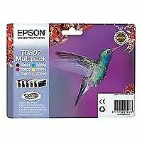 Epson T0807 Multipack de Cartouches d'Encre Noir/Magenta/Magenta ...