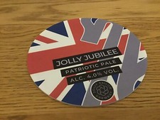 Jolly Sailor Brewery Jolly Jubilee Patriotic Beer Pump Clip Royalty Union Jack