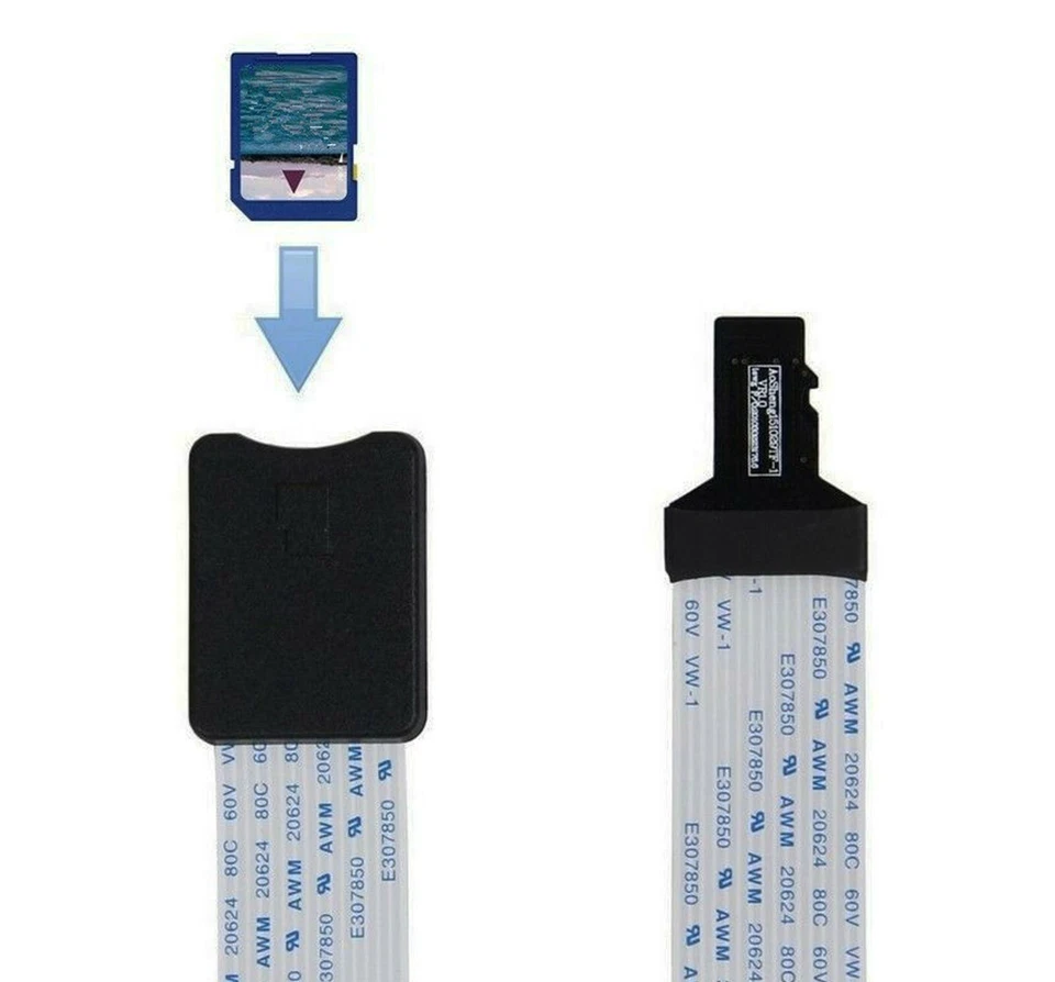 TF MicroSD/ SD To TF Memory Card Extension Cable Adapter Extender Converter - Image 3 of 4