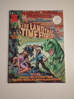 Marvel Movie Premiere #1 1975 Marvel Magazine Comic Land That Time Forgot VF !!!
