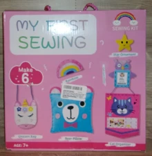 My First Sewing Kit Kids Arts & Crafts, 6 Easy DIY Projects of Stuffed Animal