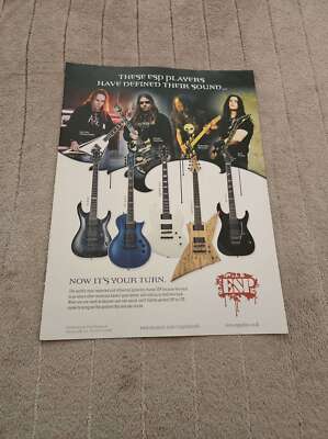 FPOT209 MAGAZIN WERBUNG 12X9'' ESP GITARREN