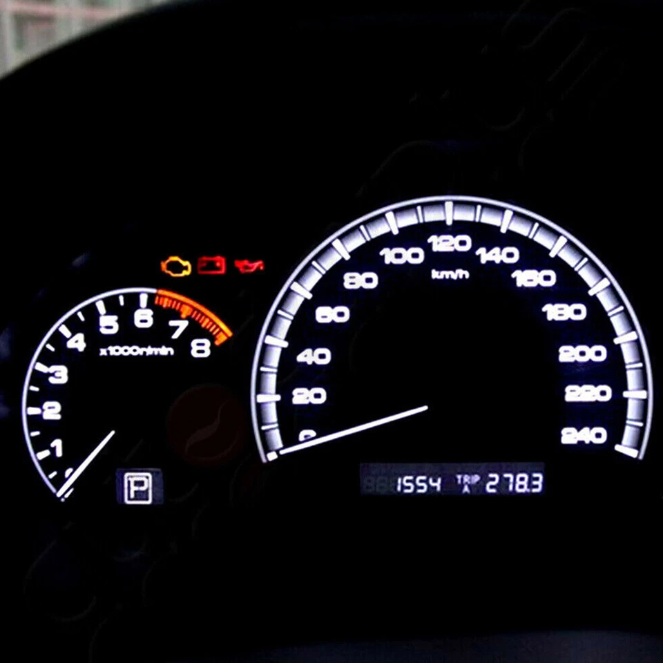 Gauge Cluster LED Dashboard Bulbs 6000K White For Chevy 73-87 C10 C20 C30 Truck - Image 2 of 4