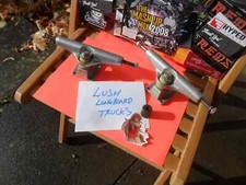 Lush skateboard trucks 6 inch hanger now withused deck bolts & speed washers x 8