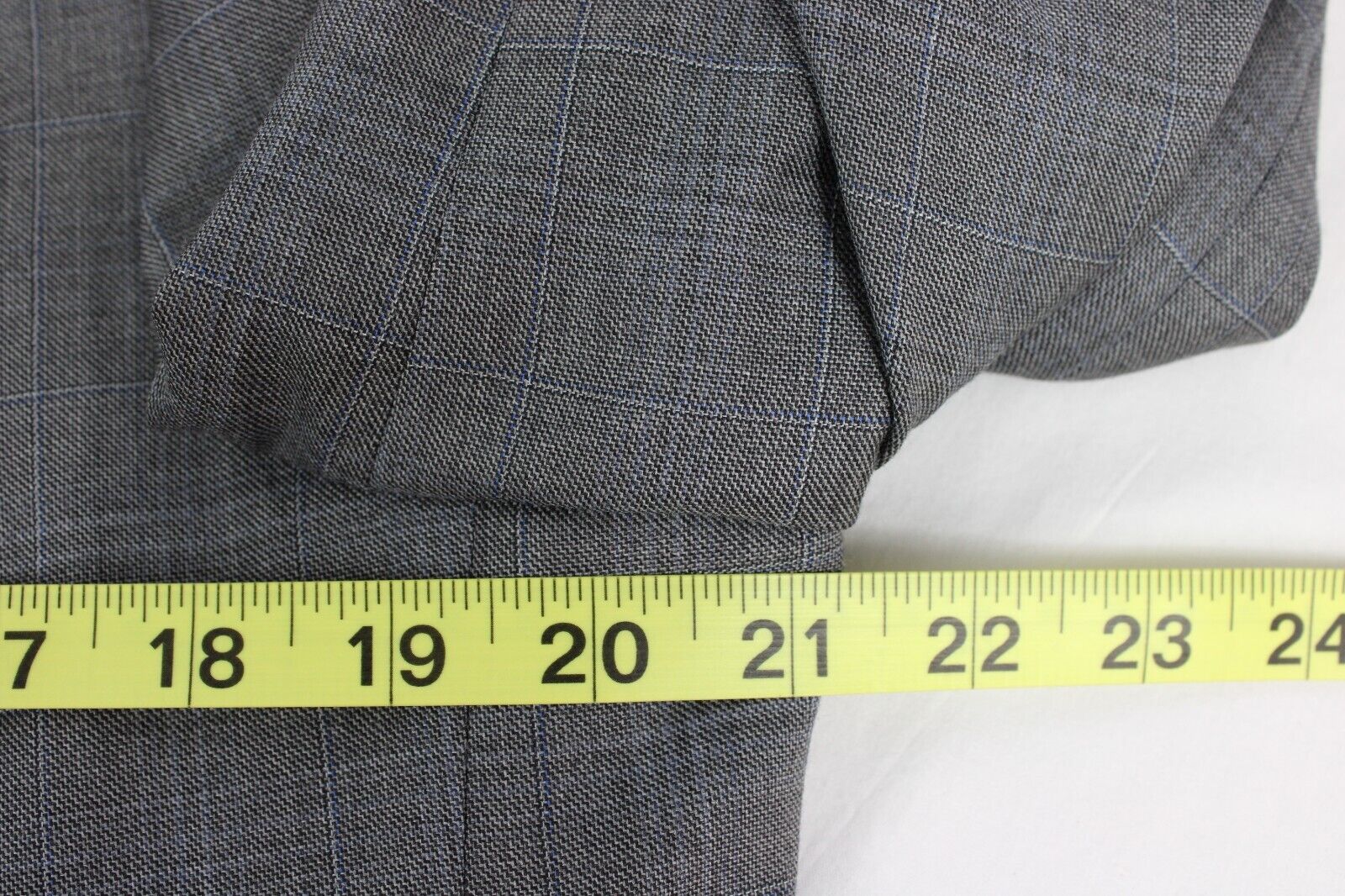 Canali Mens Sport Coat 40R Gray Wool Plaid 2 Butt… - image 14