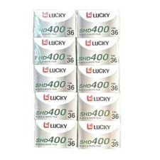 LUCKY Film SHD400 B W Negative DX Film 35mm Roll Film, 36 Exposures 10-PACK