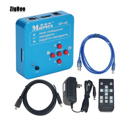 FHD 38MP 60FPS Camera HDMI Digital Industrial Electronic Video Microscope Camera