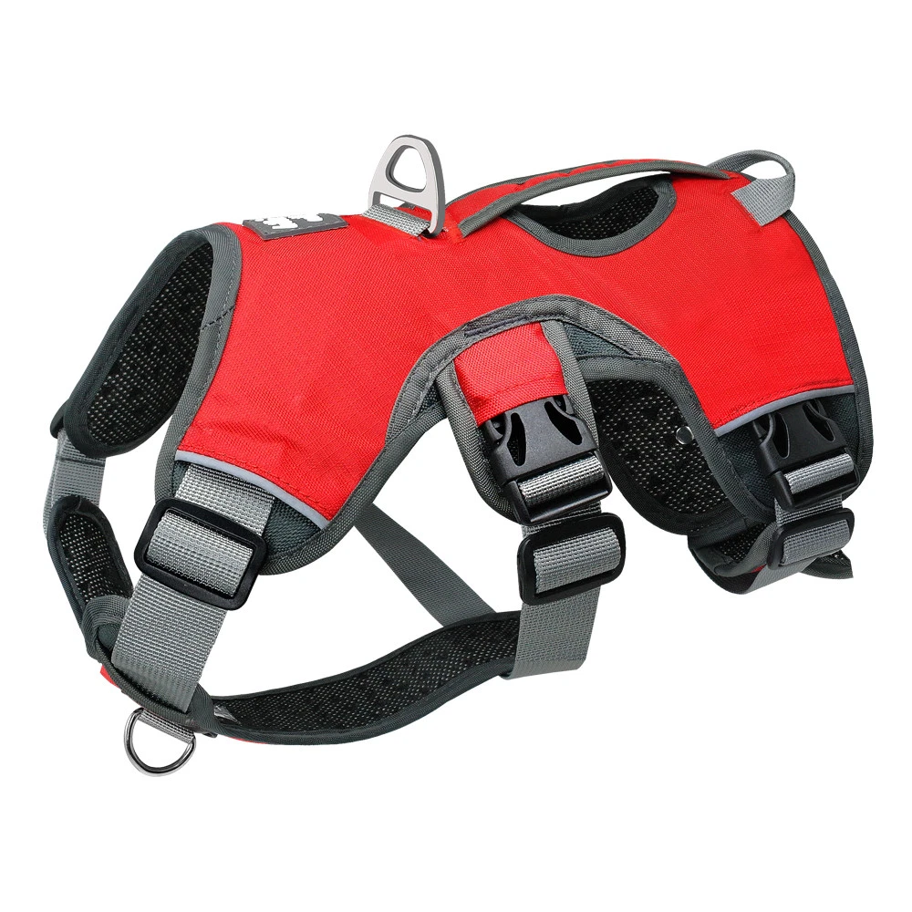 Dog Harness Reflective No Pull Quick Fit Large Dog Vest & Lift Handle Nylon Vest