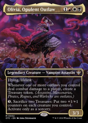 Olivia Opulent Outlaw FA FOIL - Commander Outlaws of Thunder Junction - OTC 2 EN