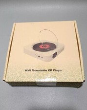 Wall Mountable CD Player White Portable CD Players Music Player Home Audio Boomb