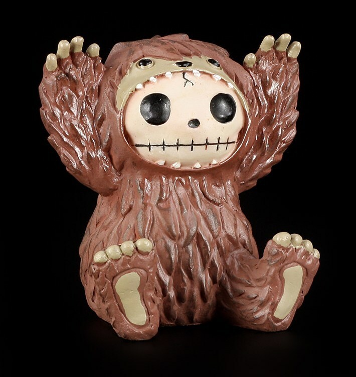 Large Furry Bones Figure - Bigfoot - Fantasy Funny Monster Beast Statue