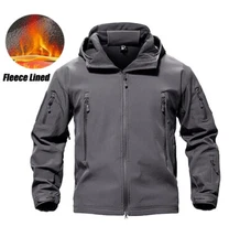 Tactical Jacket Mens Waterproof Military Coat Soft Shell Work Windbreaker Jacket