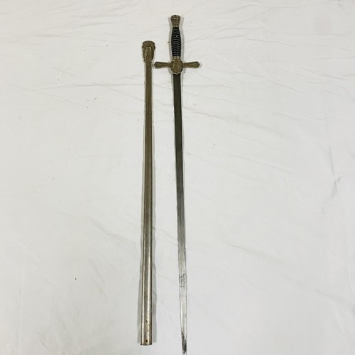 ¿Antiguo veterano? Espada de vestir fraternal con vaina águila, escudo de Estados Unidos estrellas MIRAR - Imagen 2 de 13