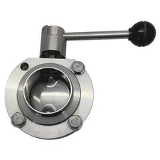 Sanitary Butterfly Ball Valve 316 Stainless Steel 4Position Handle DN50 ST-V1048