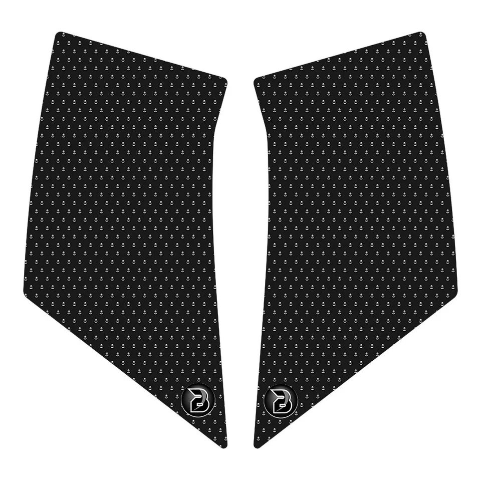 Empuñaduras/almohadillas de tracción para tanque de combustible de motocicleta BLOQ para ZERO DS (2013-) - NEGRAS Foto 2 de 4