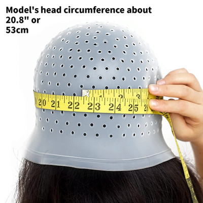 Dye Cap Highlighting Frosting Cap Highlight Caps for Dying Hair with Metal Ho...