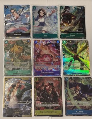 One Piece TCG ALT ARTS + SEC Konvolut