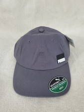PUMA EVERYDAY LOW CURVE CAP HAT STRAPBACK MENS OSFA GREY NEW 858395 02