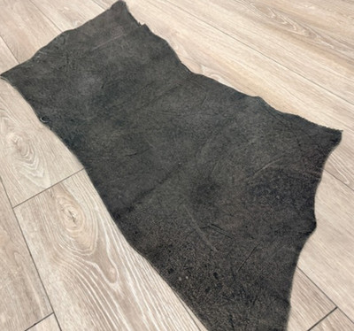 Grey Safari Genuine African Cape Buffalo Hide Skin syncerus caffer Leather 116