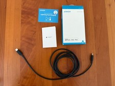 Anker USB-C to Lightning, 541 Cable 6ft Black Model A8833, MFi Certified