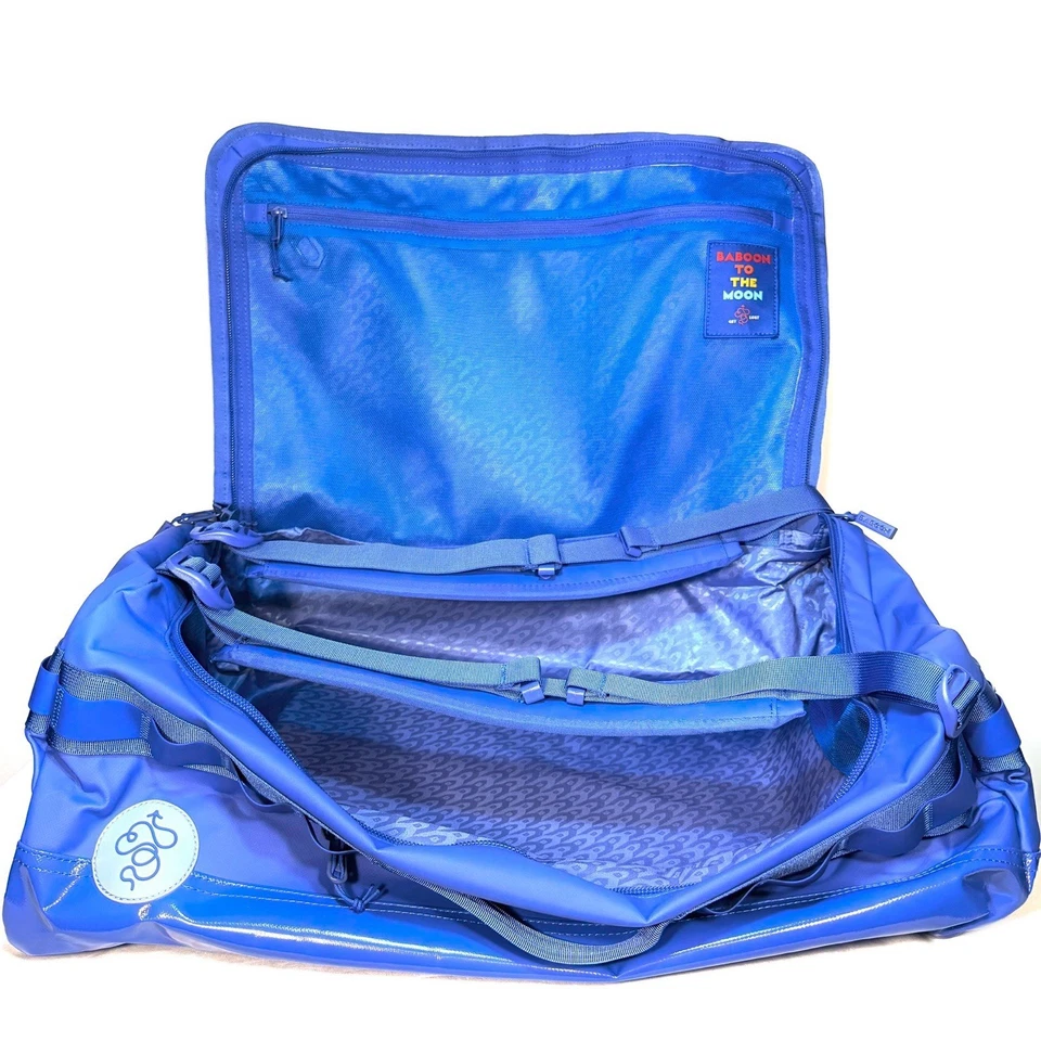 BABOON TO THE MOON Go-Bag Backpack Luggage Duffle Blue Big 60L (MSRP $195) - Image 2 of 4