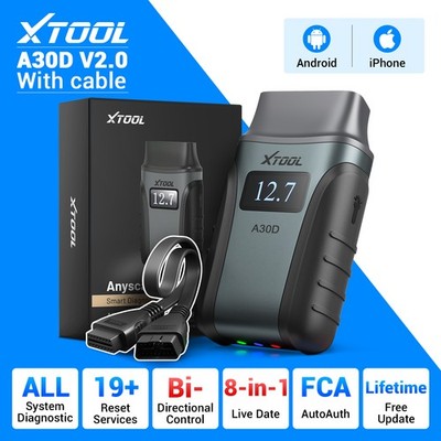 XTOOL Anyscan+ A30D V2.0 OBD2 Scanner   bidirektionales Diagnosegerät mit Kabel
