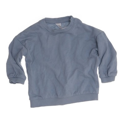 H&M, Sweatshirt, Größe: 86, Blau, Baumwolle, Einfarbig, Sweat #ecn