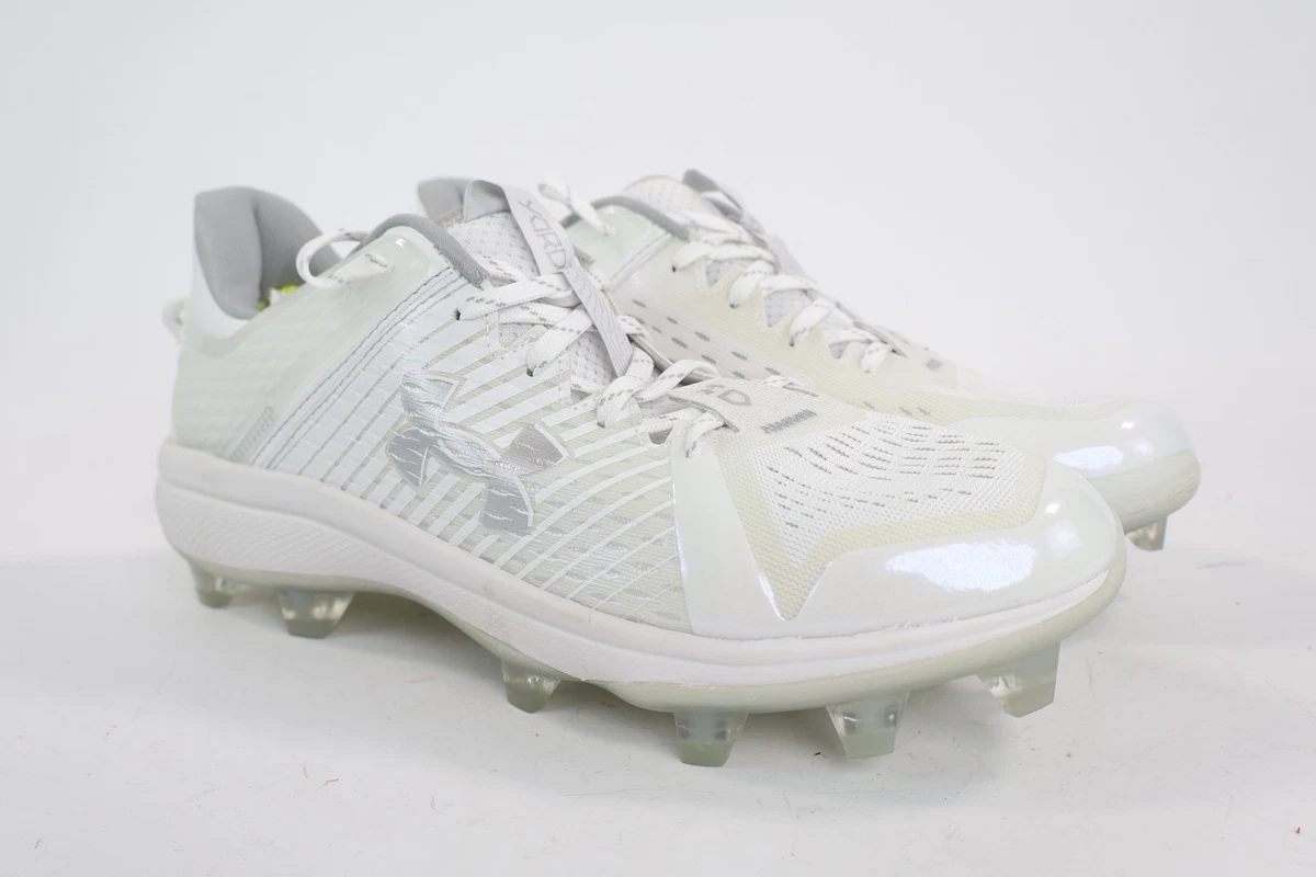 7N7/Under Armour White Baseball Cleats US Size 14 Medium Width D M UNDER ARMOUR Harper 7 Mid RM Preschool Cleat | Hibbett main image 2