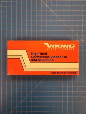 Viking High Yield Correctable Ribbon IBM Selectric II Facit Hermes Monroe Savin