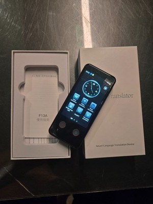 F13A Smart Voice Translator 140 languages AI & WiFi & Offline