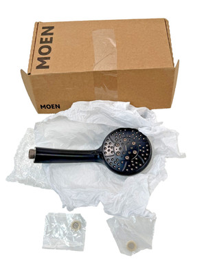 MOEN 164928 BL Hand Shower Wand Multi-Function 4 Spray Patterns Matte Black NEW