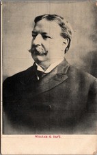 William H. Taft Portrait Postcard Suhting Co. Early 1900s US President