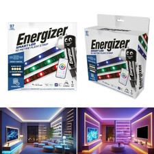 Energizer LED Strip Light Colour Changing RGBWW Flexi Dimmable 5M 10M UK Plug