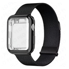 Metal Stainless Steel Band Strap+Case For Apple Watch Series 9 8 7 6 5 4 3 SE