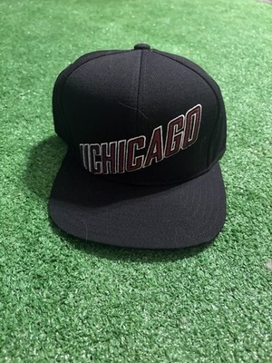 Adidas University Of Chicago Snapback Hat New Black Red Logo Adjustable  OSFA NWT | eBay