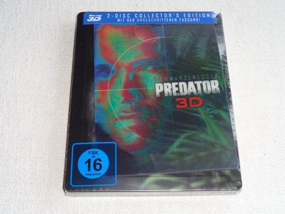 Predator (1987) - Steelbook - Blu-Ray 3D + Blu-Ray - A. Schwarzenegger - Neu