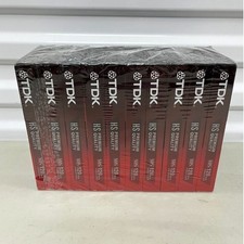 10 Pack TDK T-120 HS VHS Blank Video Tapes -- Premium Quality 6 Hour, NEW Sealed