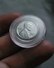 1943 S BLACK RUTHENIUM Steel Wheat Cent BU Sweet Wartime Penny W/ COA