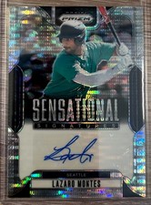 超新星！！Lazaro Montes 直筆サイン　マリナーズ　期待のプロスペクト Bowman Chrome Prospect 2023 Lazaro Montes 1st Mariners ON CARD