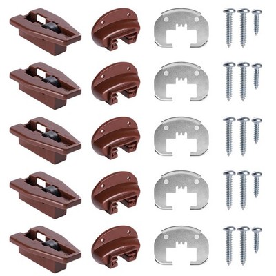 Kenlin Rite-Trak II 168 Drawer Track Guide Slides Replacement 5 Set Pack NEW