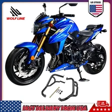 WOLFLINE Crash Bar For Suzuki GSXS750 Z 2017 2023 Engine Guard Frame Protector