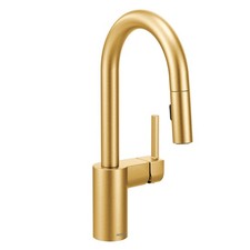 Moen 5965 Align 1.5 GPM 1 Hole Pull Down Bar Faucet - Gold