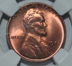 1942 D 1C LINCOLN WHEAT CENT  MS65 RB NGC