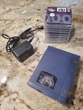 IOMEGA Zip 100 100MB External USB Drive Z100 W/OEM USB 10 Disks TESTED WORKS