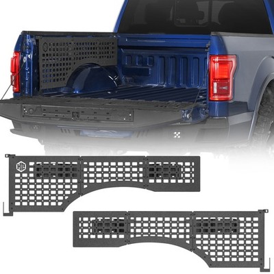Bed Side MOLLE Panel Cargo Storage Shelf for 15-26 Ford F-150 5.5ft Truck Bed