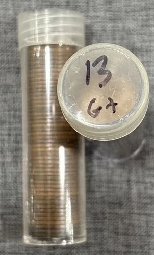 Roll Of (50) 1913 Lincoln Cents Uncleaned Problem Free Coins Good Or Better