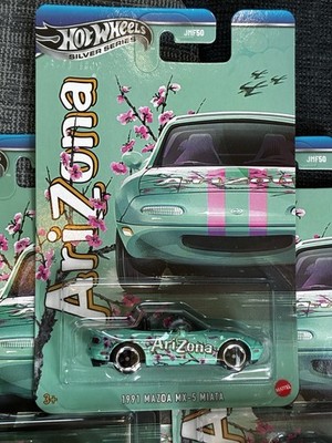 2026 Hot Wheels Silver Series 1991 Mazda MX-5 Miata Arizona Tea Brand New